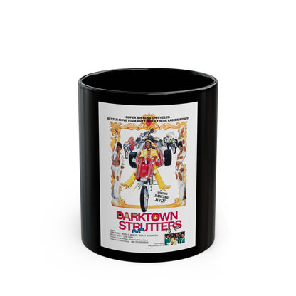 DARKTOWN STRUTTERS 1975 Movie Poster - Black Coffee Mug-11oz-The Sticker Space