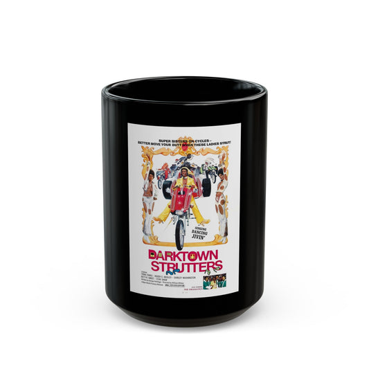 DARKTOWN STRUTTERS 1975 Movie Poster - Black Coffee Mug-15oz-The Sticker Space