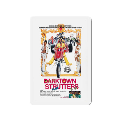 DARKTOWN STRUTTERS 1975 Movie Poster - Die-Cut Magnet-3" x 3"-The Sticker Space