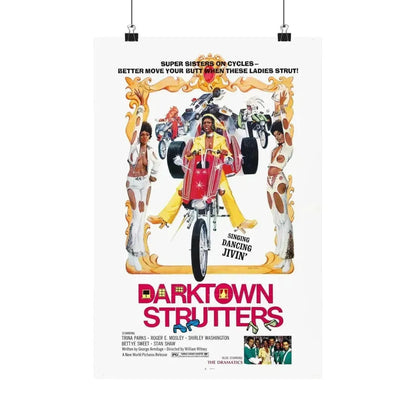 DARKTOWN STRUTTERS 1975 - Paper Movie Poster - The Sticker Space