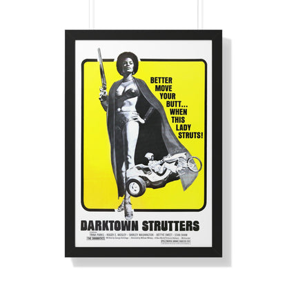 DARKTOWN STRUTTERS (2) 1975 - Framed Movie Poster-20" x 30"-The Sticker Space