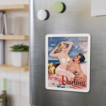 Darling Believe Me, Esquire, September 1951 (Magazine Illustration) Refrigerator Magnet-The Sticker Space