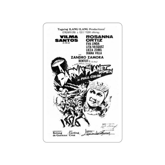 DARNA VS THE PLANET WOMEN 1975 Movie Poster STICKER Vinyl Die-Cut Decal-2 Inch-The Sticker Space