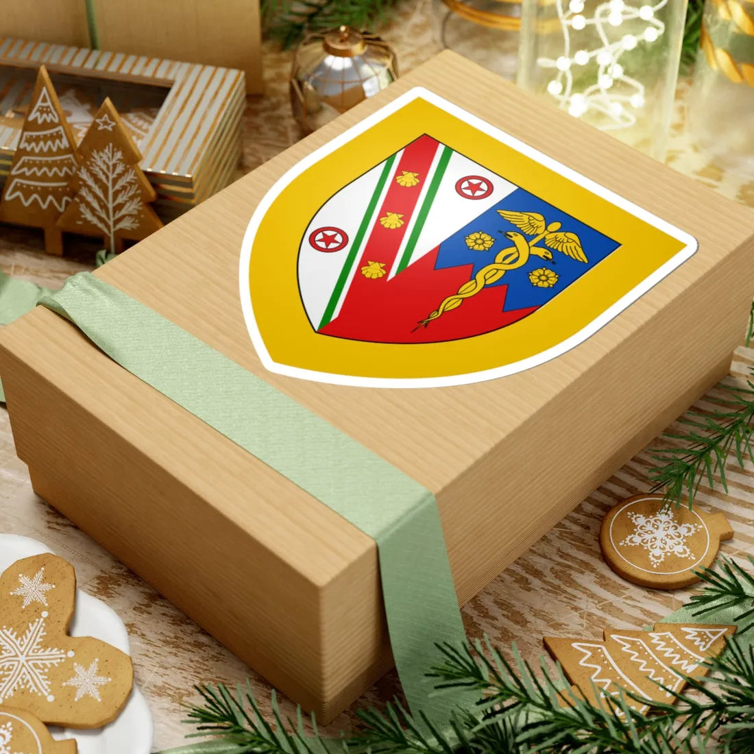 Darwin College Arms (England) (Coat of Arms) STICKER Vinyl Kiss-Cut Decal - The Sticker Space