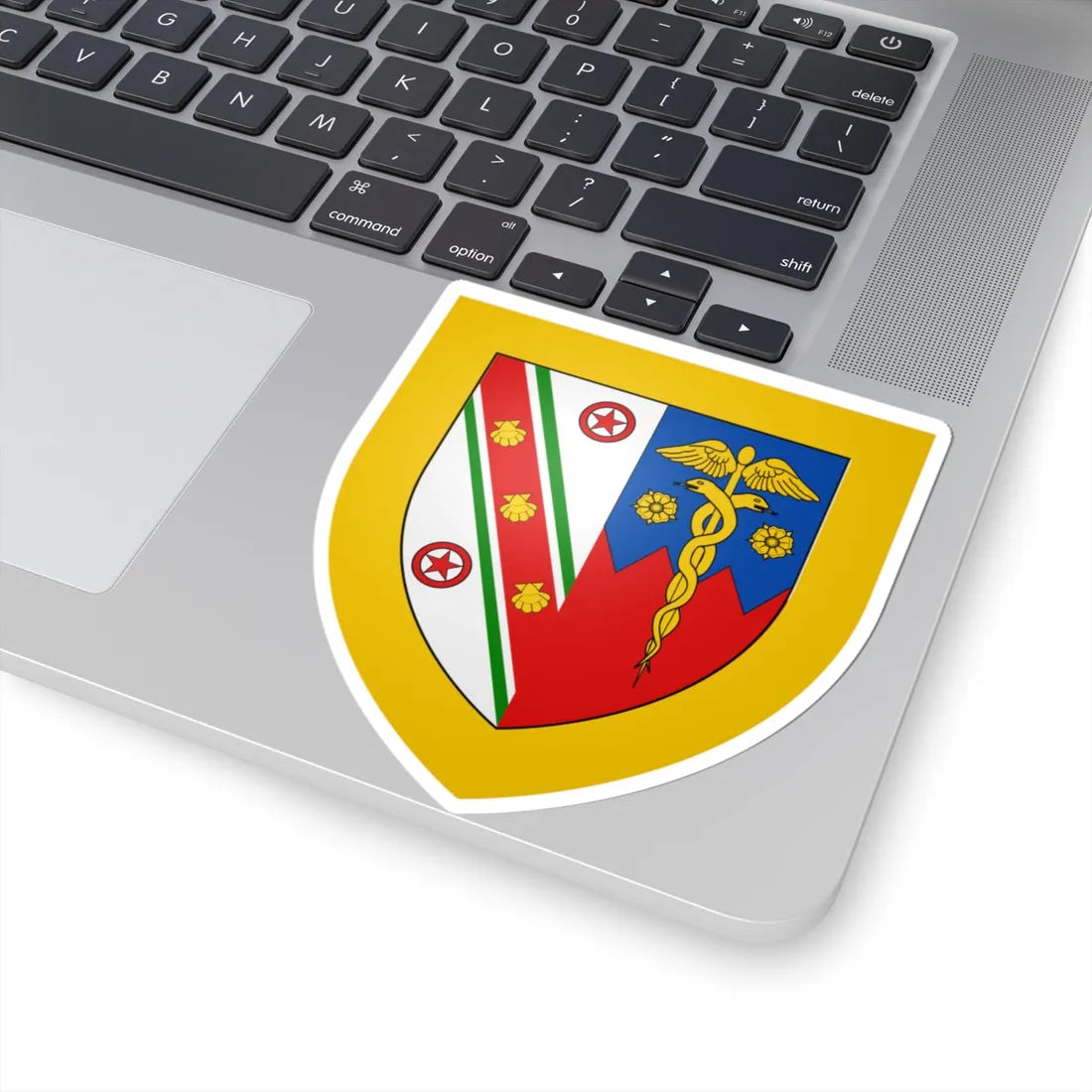 Darwin College Arms (England) (Coat of Arms) STICKER Vinyl Kiss-Cut Decal - The Sticker Space