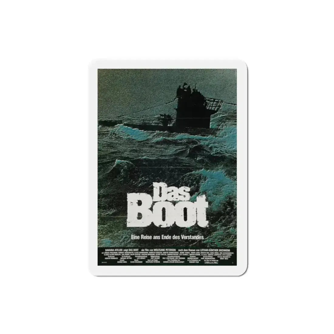 Das Boot 1982 Movie Poster Refrigerator Magnet 2 Inch - The Sticker Space