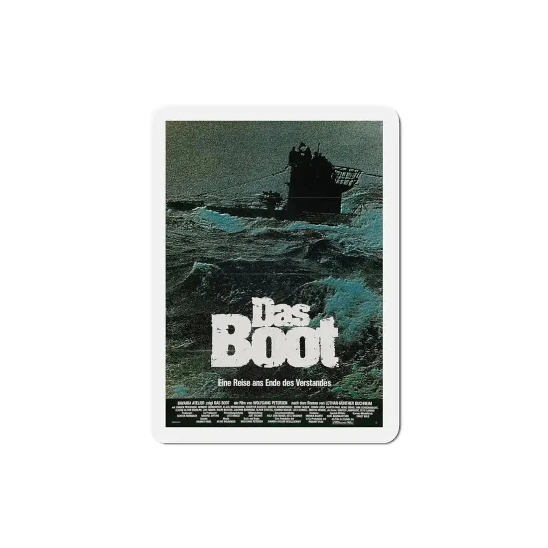 Das Boot 1982 Movie Poster Refrigerator Magnet 3 Inch - The Sticker Space