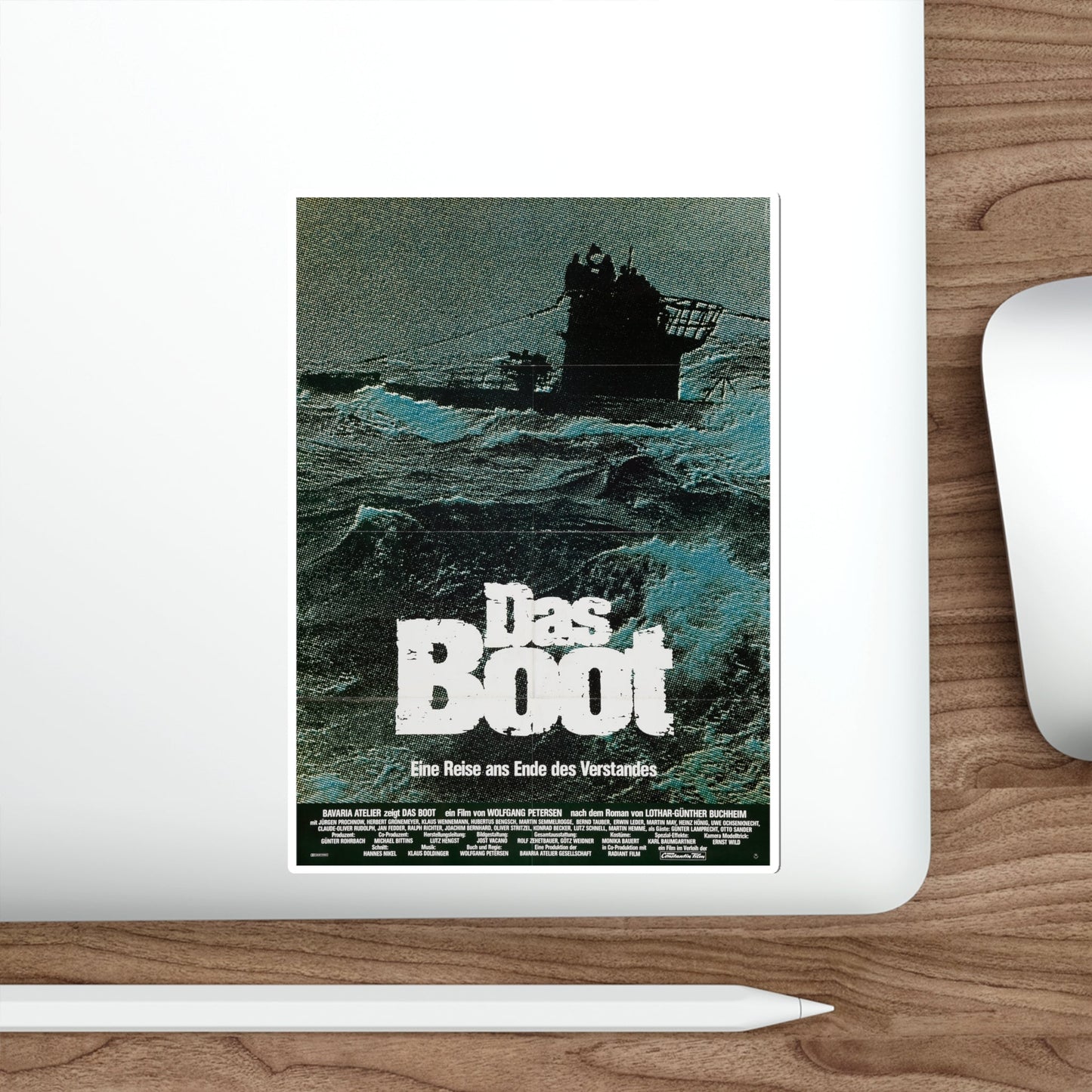 Das Boot 1982 Movie Poster STICKER Vinyl Die-Cut Decal-The Sticker Space