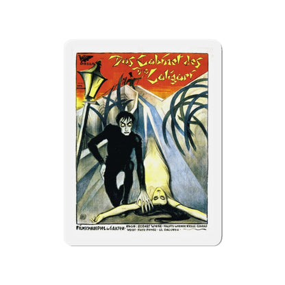 DAS CABINET DES DR CALIGARI 1920 Movie Poster - Die-Cut Magnet-4" x 4"-The Sticker Space