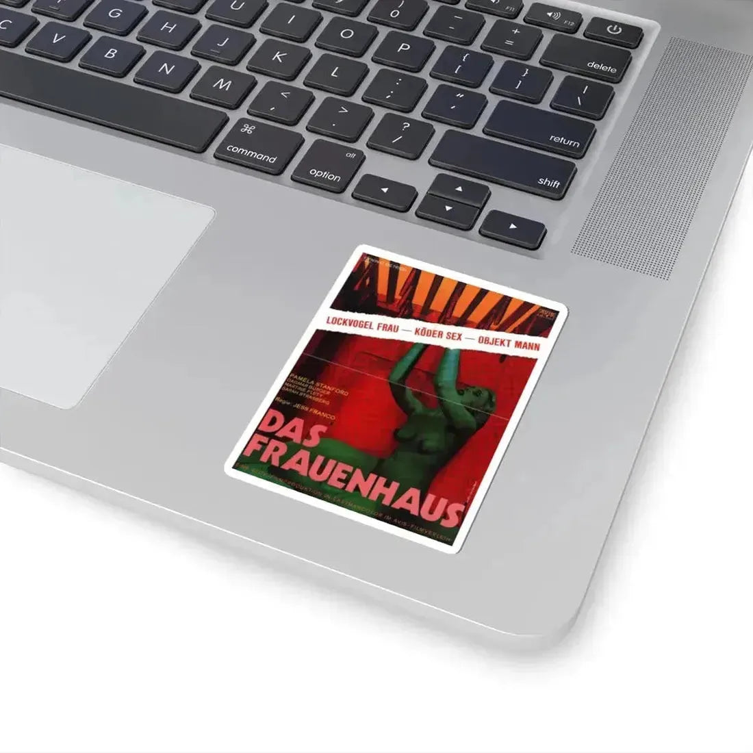 DAS FRAUENHAUS (BLUE RITA) 1977 Movie Poster - STICKER Vinyl Kiss-Cut Decal - The Sticker Space