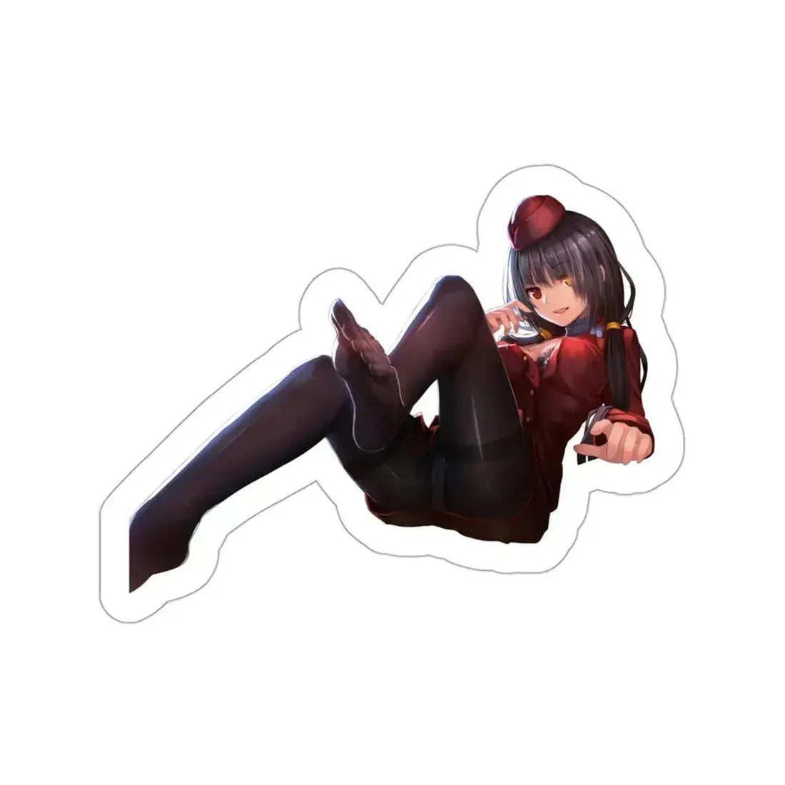 Date a Live - Kurumi Tokisaki v3 (Anime/Ecchi/Waifu) STICKER Vinyl Die-Cut Decal 3 Inch - The Sticker Space