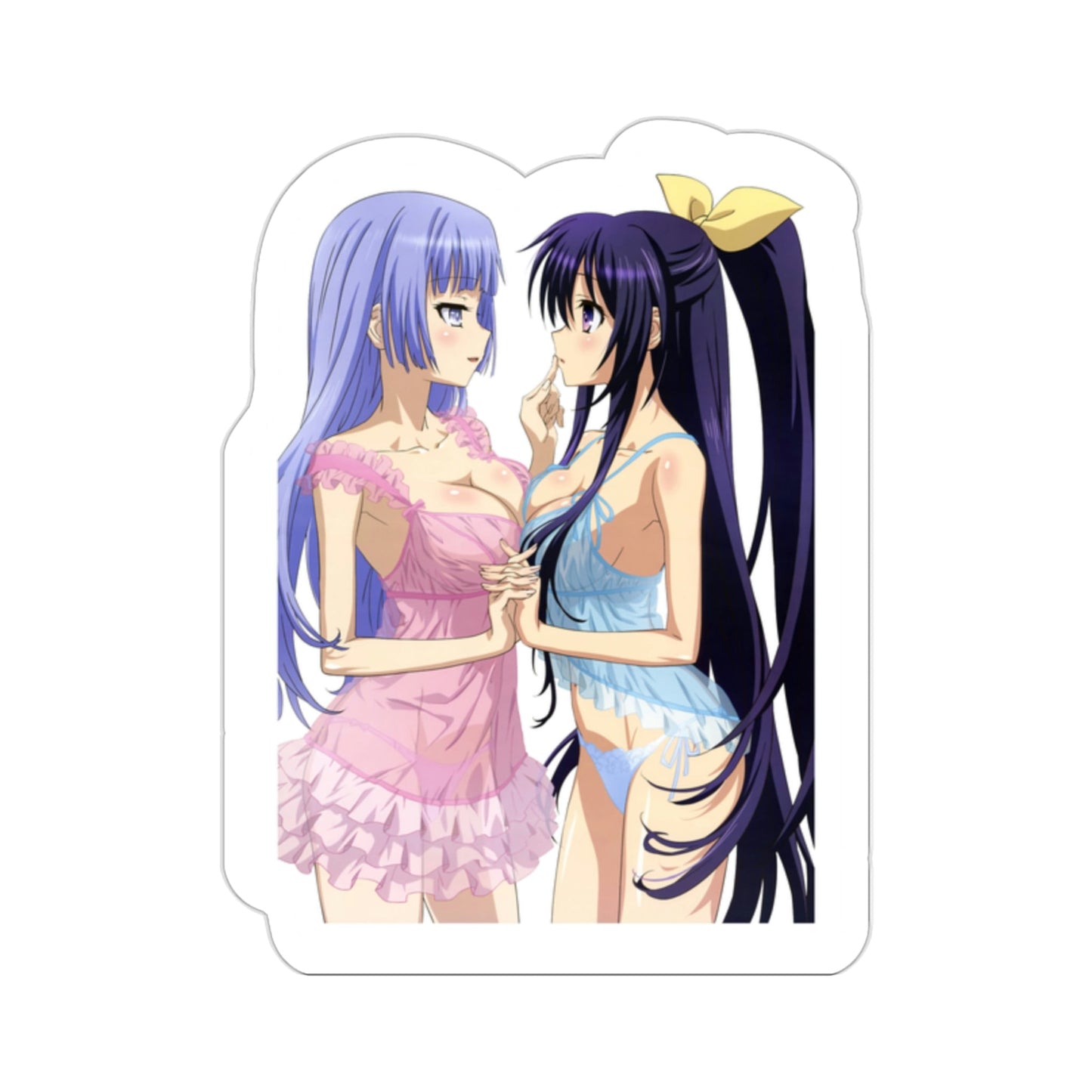 Date a Live - Miku Izayoi, Tohka Yatogami (Anime/Ecchi/Waifu) STICKER Vinyl Die-Cut Decal-2 Inch-The Sticker Space