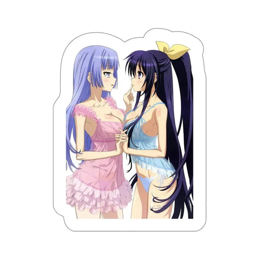 Date a Live - Miku Izayoi, Tohka Yatogami (Anime/Ecchi/Waifu) STICKER Vinyl Die-Cut Decal 6 Inch - The Sticker Space