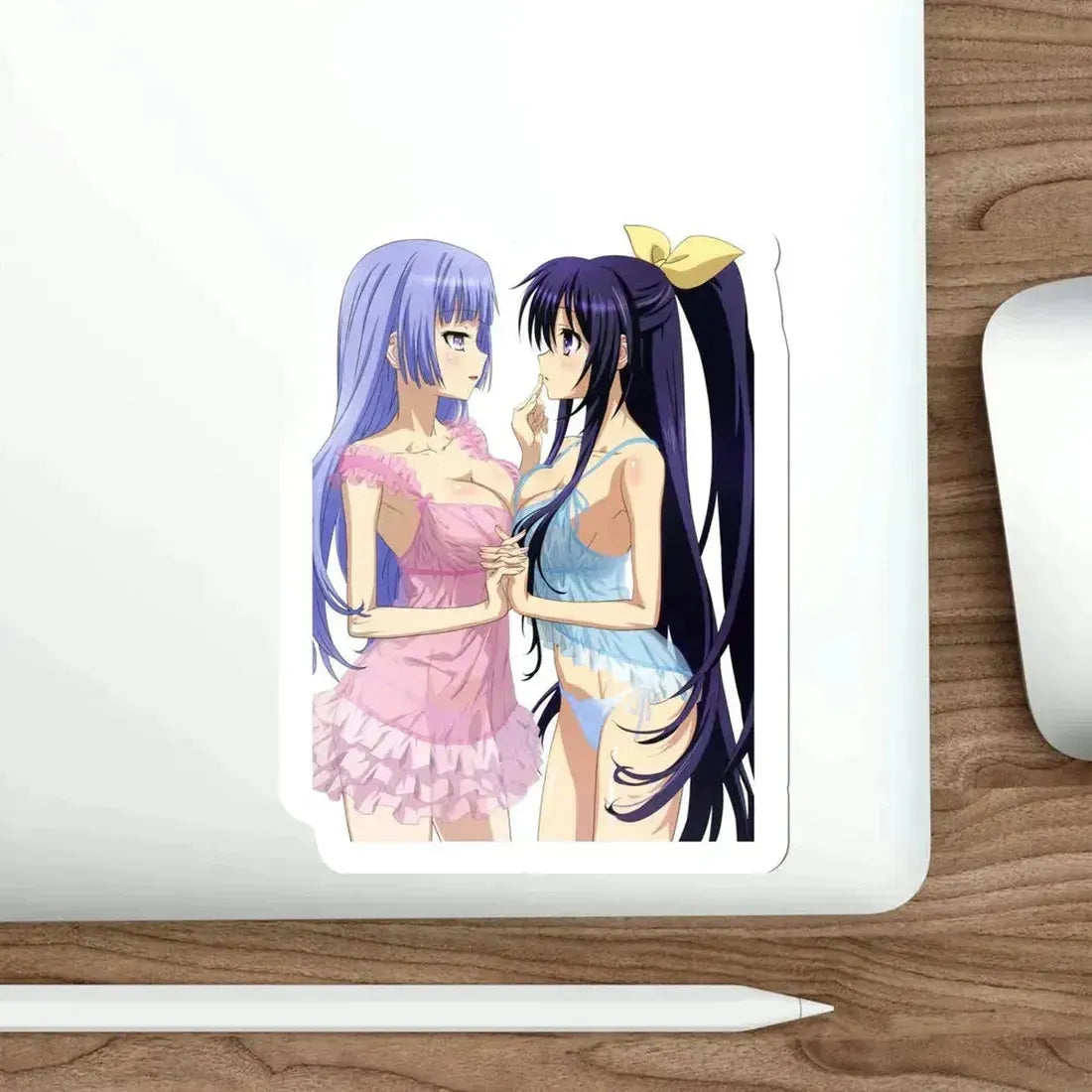 Date a Live - Miku Izayoi, Tohka Yatogami (Anime/Ecchi/Waifu) STICKER Vinyl Die-Cut Decal - The Sticker Space