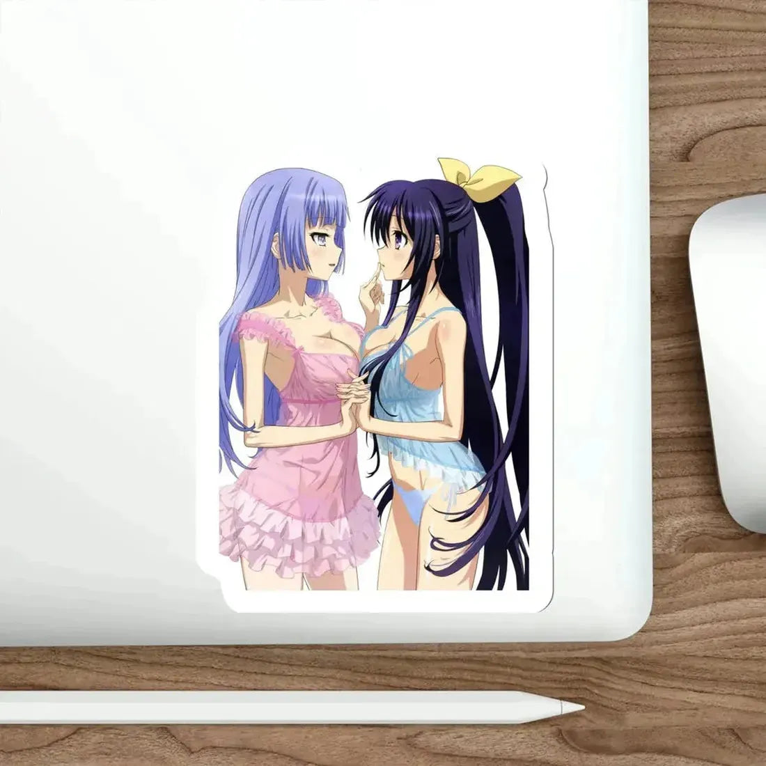 Date a Live - Miku Izayoi, Tohka Yatogami (Anime/Ecchi/Waifu) STICKER Vinyl Die-Cut Decal - The Sticker Space