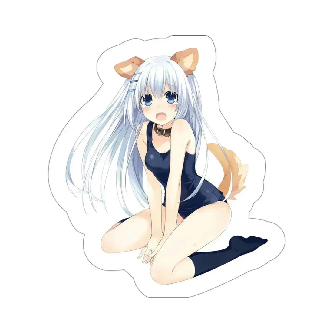 Date a Live - Origami Tobiichi (Anime/Ecchi/Waifu) STICKER Vinyl Die-Cut Decal 3 Inch - The Sticker Space