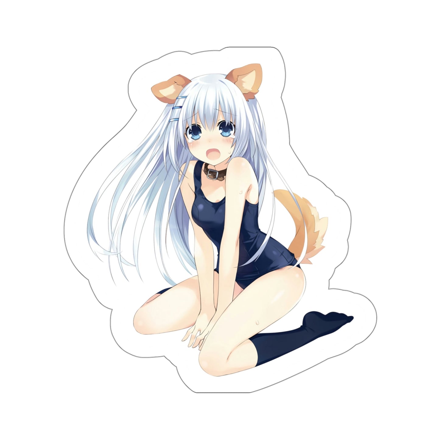 Date a Live - Origami Tobiichi (Anime/Ecchi/Waifu) STICKER Vinyl Die-Cut Decal-4 Inch-The Sticker Space