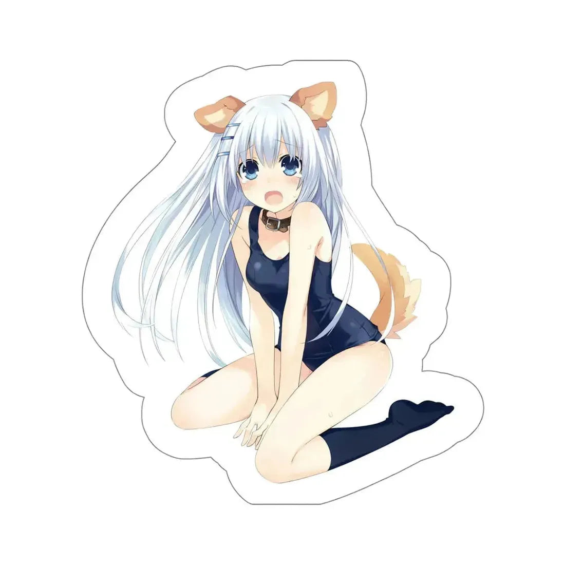 Date a Live - Origami Tobiichi (Anime/Ecchi/Waifu) STICKER Vinyl Die-Cut Decal 5 Inch - The Sticker Space