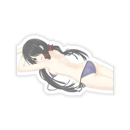 Date a Live Tokisaki Kurumi 5 (Anime/Ecchi) STICKER Vinyl Kiss-Cut Decal 2 Inch Transparent - The Sticker Space