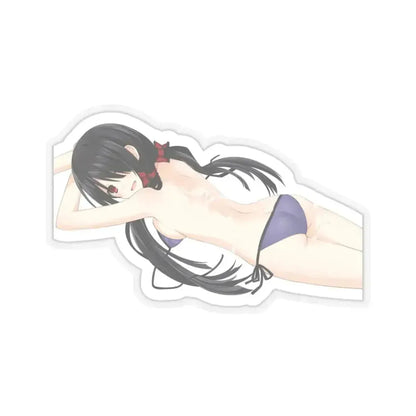 Date a Live Tokisaki Kurumi 5 (Anime/Ecchi) STICKER Vinyl Kiss-Cut Decal 3 Inch Transparent - The Sticker Space