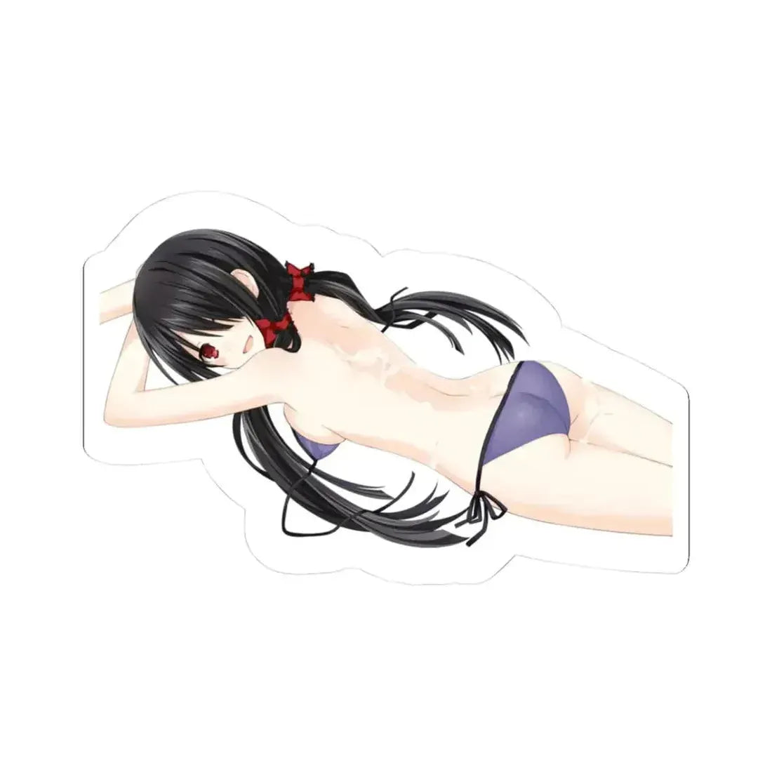 Date a Live Tokisaki Kurumi 5 (Anime/Ecchi) STICKER Vinyl Kiss-Cut Decal 3 Inch White - The Sticker Space