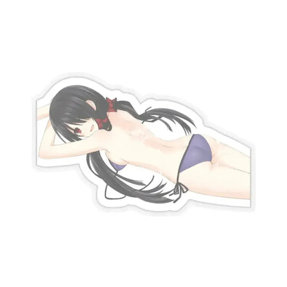 Date a Live Tokisaki Kurumi 5 (Anime/Ecchi) STICKER Vinyl Kiss-Cut Decal 4 Inch Transparent - The Sticker Space