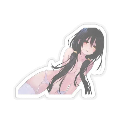 Date a Live Tokisaki Kurumi 6 (Anime/Ecchi) STICKER Vinyl Kiss-Cut Decal 6 Inch Transparent - The Sticker Space