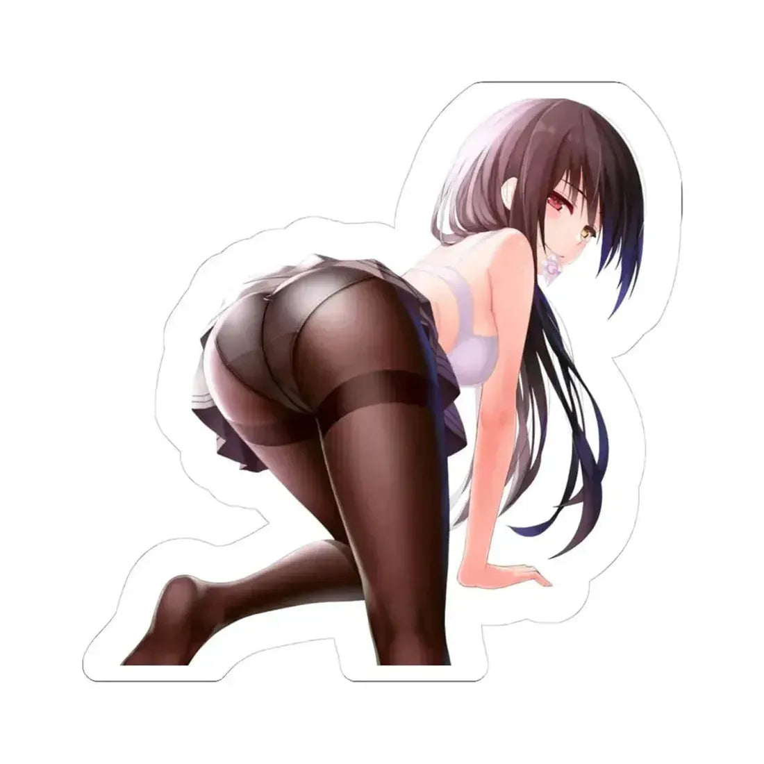 Date a Live Tokisaki Kurumi 8 (Anime/Ecchi) STICKER Vinyl Kiss-Cut Decal 4 Inch White - The Sticker Space