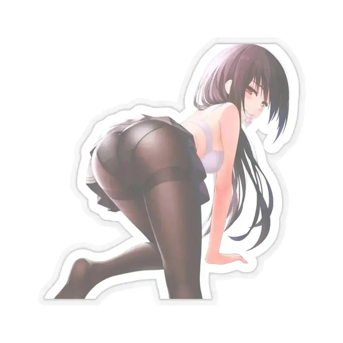 Date a Live Tokisaki Kurumi 8 (Anime/Ecchi) STICKER Vinyl Kiss-Cut Decal 6 Inch Transparent - The Sticker Space