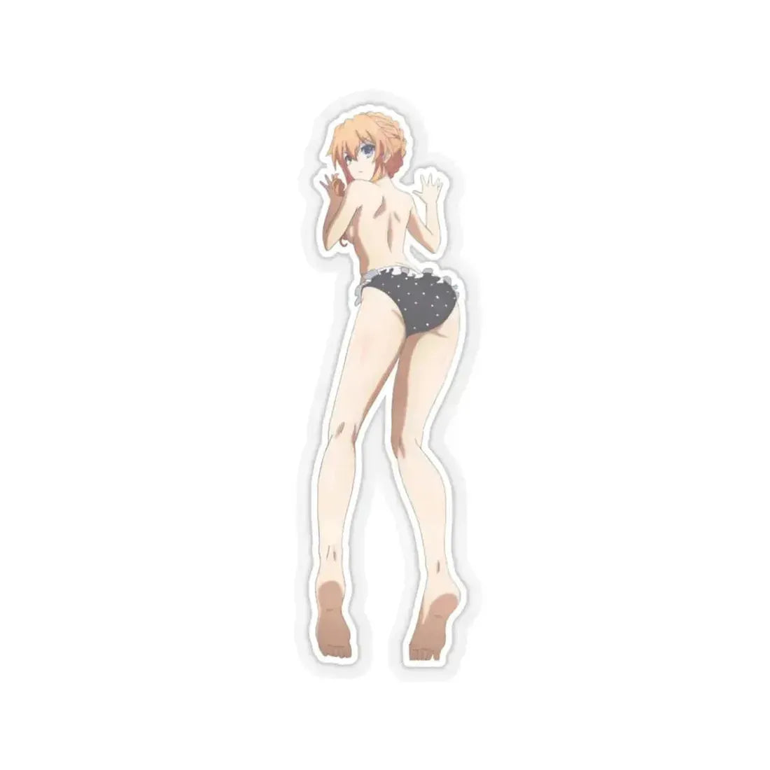 Date a Live Yamai Kaguya 1 (Anime/Ecchi) STICKER Vinyl Kiss-Cut Decal 6 Inch Transparent - The Sticker Space