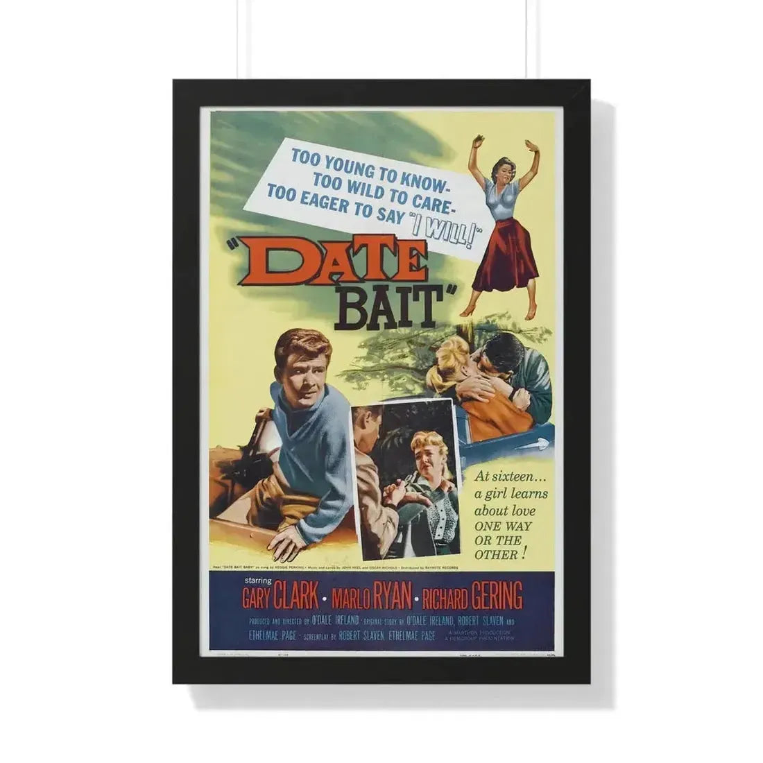 DATE BAIT 1960 - Framed Movie Poster - The Sticker Space