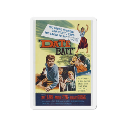 DATE BAIT 1960 Movie Poster - Die-Cut Magnet-2" x 2"-The Sticker Space