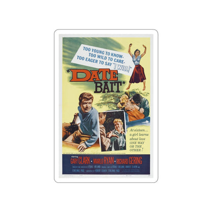 DATE BAIT 1960 Movie Poster STICKER Vinyl Die-Cut Decal-4 Inch-The Sticker Space