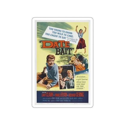 DATE BAIT 1960 Movie Poster STICKER Vinyl Die-Cut Decal 5 Inch - The Sticker Space