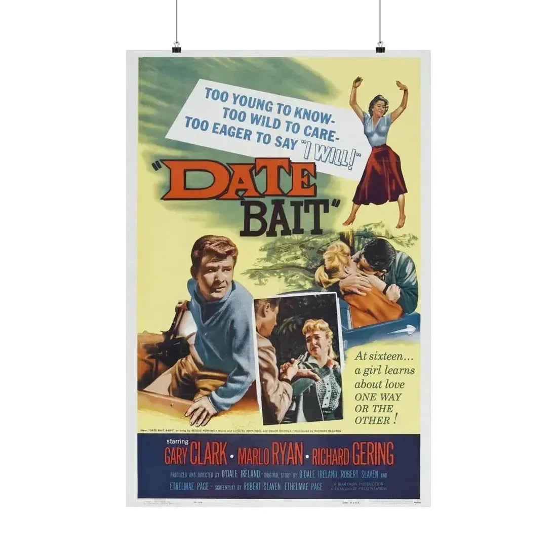 DATE BAIT 1960 - Paper Movie Poster 24″ x 36″ Matte - The Sticker Space