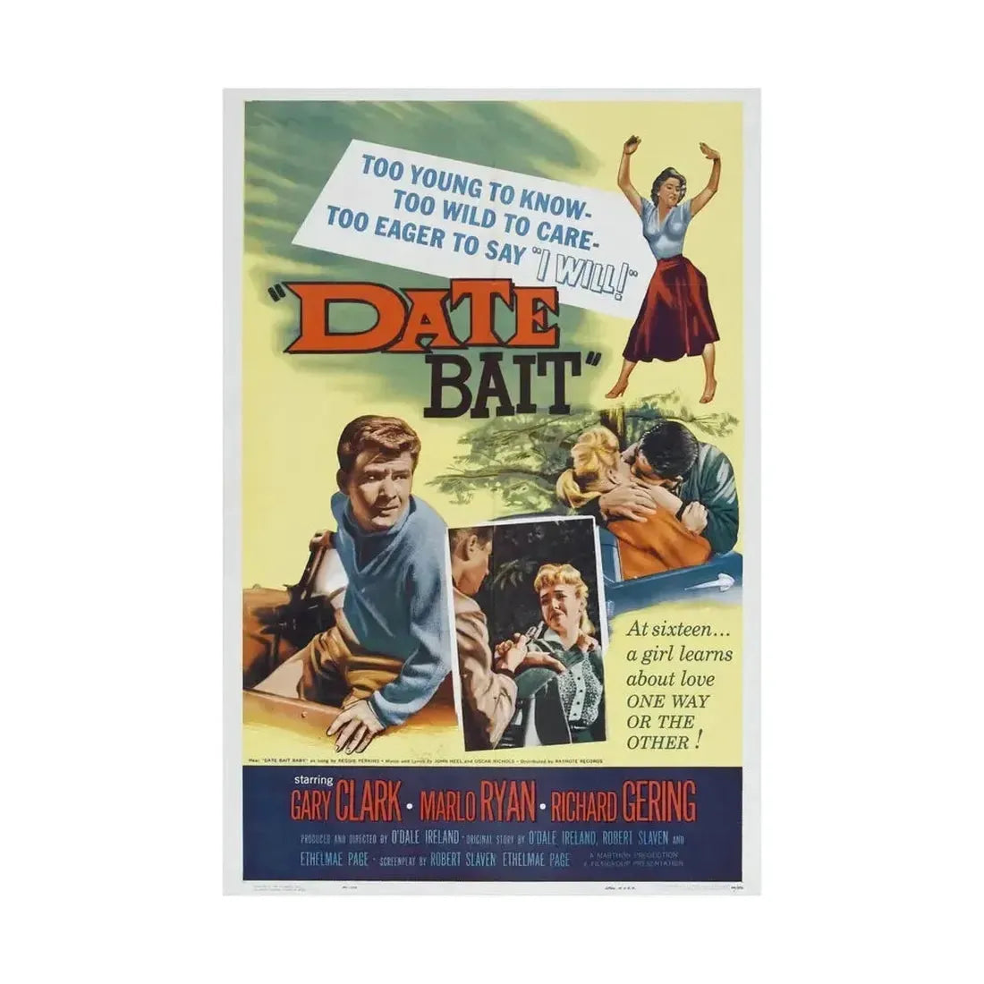 DATE BAIT 1960 - Paper Movie Poster - The Sticker Space
