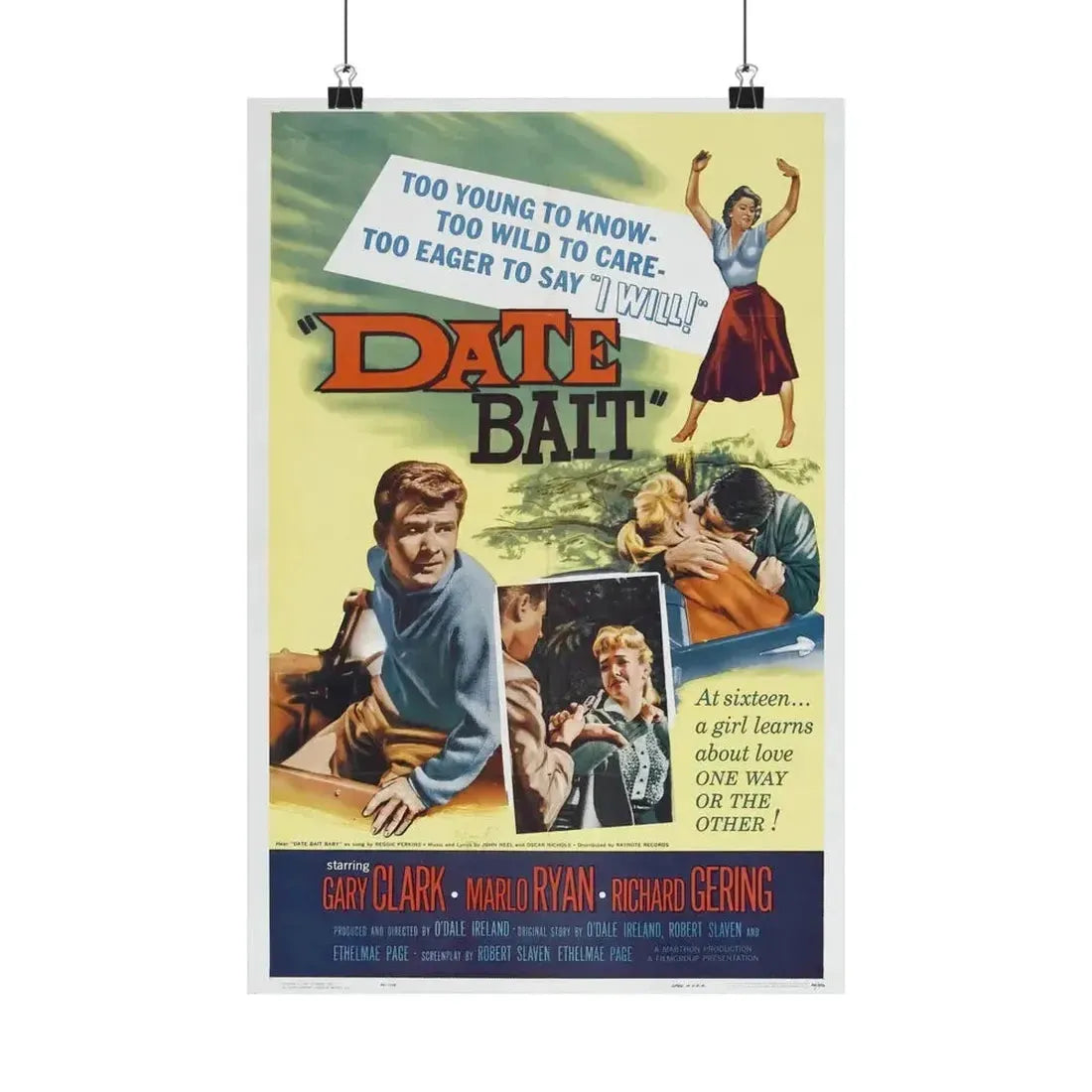 DATE BAIT 1960 - Paper Movie Poster - The Sticker Space