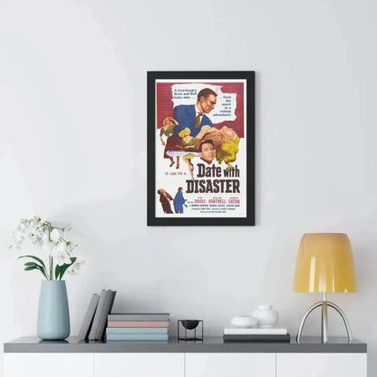 DATE WITH DISASTER 1957 - Framed Movie Poster - The Sticker Space
