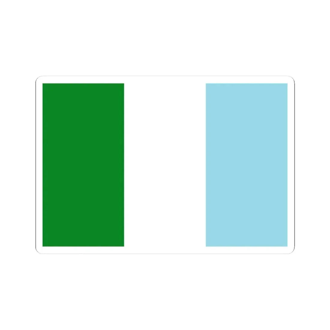 Datem del Maranon flag (Peru) STICKER Vinyl Kiss-Cut Decal 3 Inch White - The Sticker Space