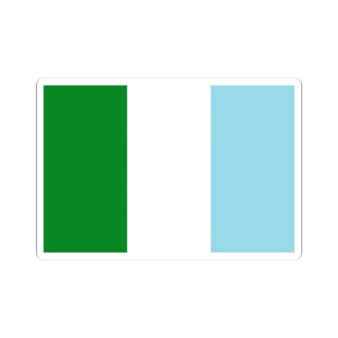 Datem del Maranon flag (Peru) STICKER Vinyl Kiss-Cut Decal 4 Inch White - The Sticker Space