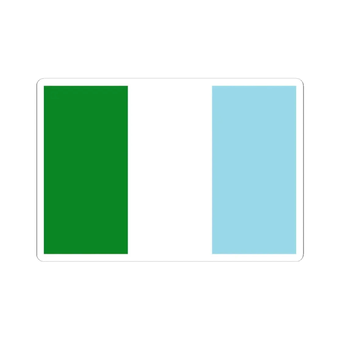 Datem del Maranon flag (Peru) STICKER Vinyl Kiss-Cut Decal 6 Inch White - The Sticker Space