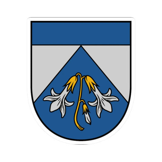 Ādažu novads COA 2022 (Latvia) (Coat of Arms) STICKER Vinyl Kiss-Cut Decal 2 Inch White - The Sticker Space