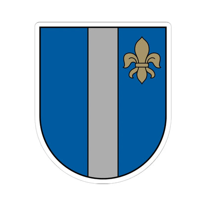 Daugavpils apriņķa ģerbonis (Latvia) (Coat of Arms) STICKER Vinyl Kiss-Cut Decal 6 Inch White - The Sticker Space