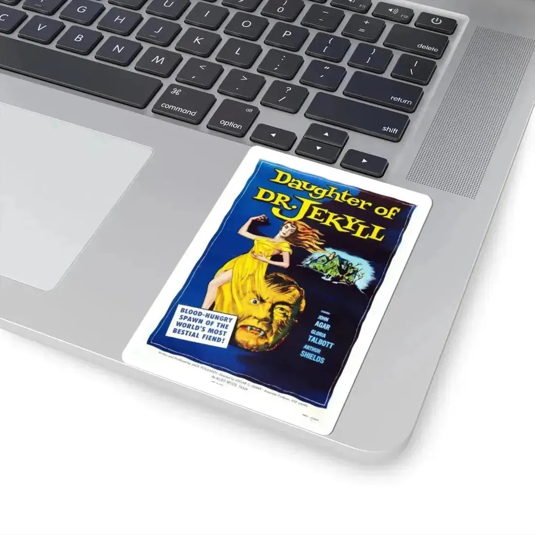 DAUGHTER OF DR. JEKYLL 1957 Movie Poster - STICKER Vinyl Kiss-Cut Decal - The Sticker Space