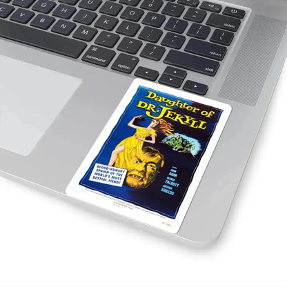DAUGHTER OF DR. JEKYLL 1957 Movie Poster - STICKER Vinyl Kiss-Cut Decal - The Sticker Space