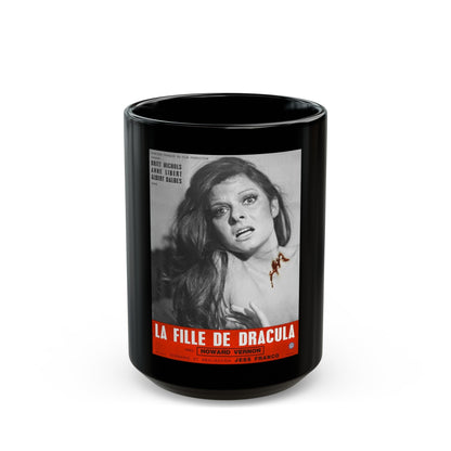 DAUGHTER OF DRACULA 1972 Movie Poster - Black Coffee Mug-15oz-The Sticker Space