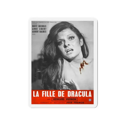 DAUGHTER OF DRACULA 1972 Movie Poster - Refrigerator Magnet - The Sticker Space