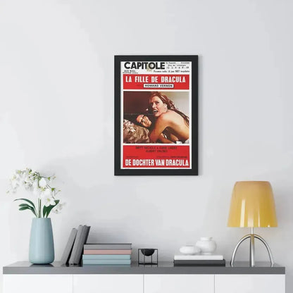 DAUGHTER OF DRACULA (BELGIAN) 1972 - Framed Movie Poster - The Sticker Space