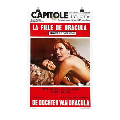DAUGHTER OF DRACULA (BELGIAN) 1972 - Paper Movie Poster 12″ x 18″ Matte - The Sticker Space