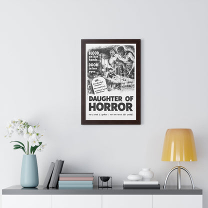 DAUGHTER OF HORROR (DEMENTIA) 1955 - Framed Movie Poster-The Sticker Space